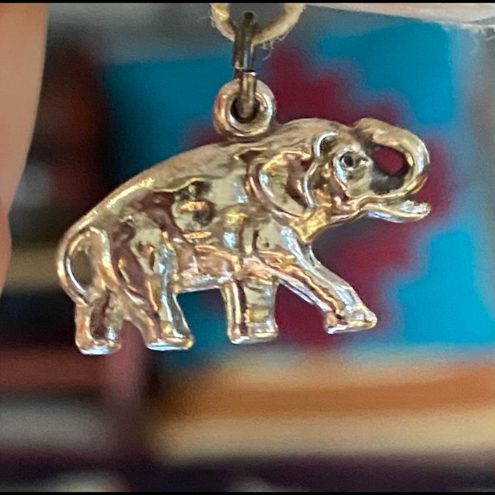 Fisher Silver ‘Lucky Elephant’ Charm NWT